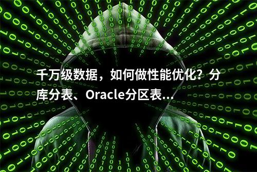 千万级数据，如何做性能优化？分库分表、Oracle分区表？