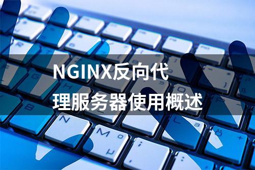 NGINX反向代理服务器使用概述