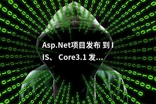 Asp.Net项目发布 到 IIS、 Core3.1 发布到 IIS CentOS8.x