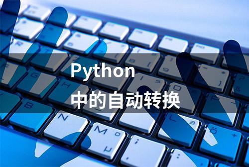 Python中的自动转换