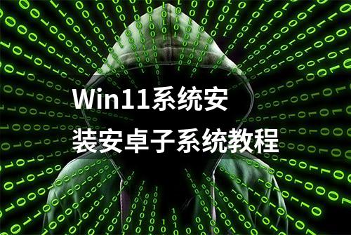 Win11系统安装安卓子系统教程