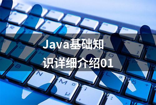 Java基础知识详细介绍01