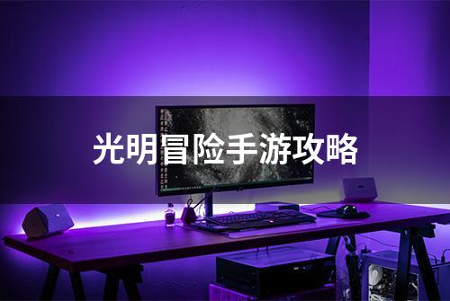 光明冒险手游攻略
