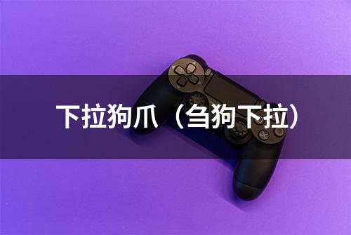 下拉狗爪（刍狗下拉）