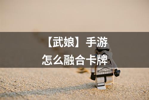 【武娘】手游怎么融合卡牌