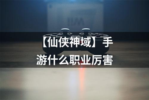 【仙侠神域】手游什么职业厉害