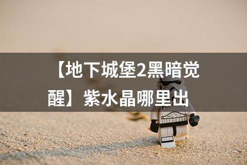 【地下城堡2黑暗觉醒】紫水晶哪里出