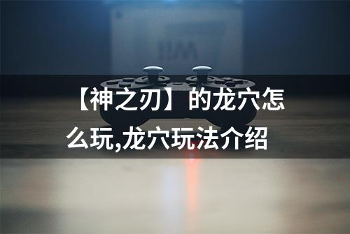 【神之刃】的龙穴怎么玩,龙穴玩法介绍