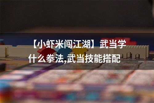 【小虾米闯江湖】武当学什么拳法,武当技能搭配
