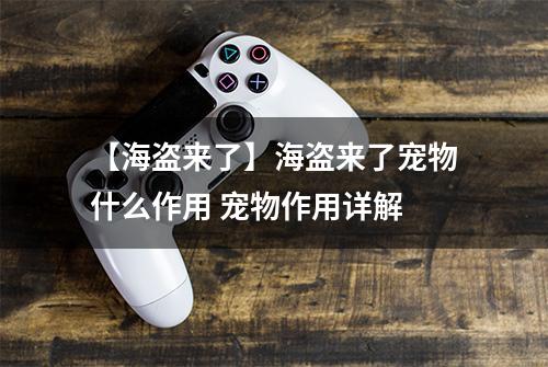【海盗来了】海盗来了宠物什么作用 宠物作用详解