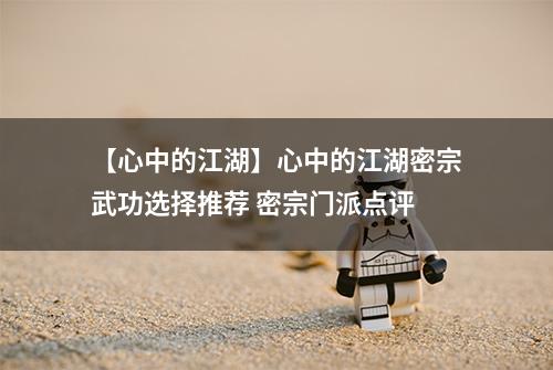 【心中的江湖】心中的江湖密宗武功选择推荐 密宗门派点评