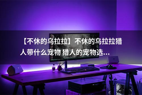【不休的乌拉拉】不休的乌拉拉猎人带什么宠物 猎人的宠物选择推荐