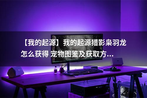 【我的起源】我的起源猎影枭羽龙怎么获得 宠物图鉴及获取方法介绍