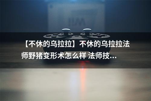 【不休的乌拉拉】不休的乌拉拉法师野猪变形术怎么样 法师技能效果图鉴