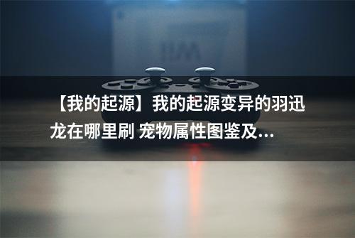 【我的起源】我的起源变异的羽迅龙在哪里刷 宠物属性图鉴及捕捉位置介绍